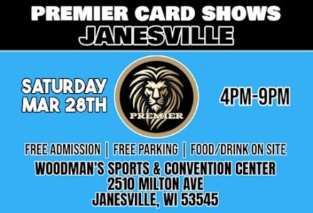 Time Change for March 28th Janesville Card Show