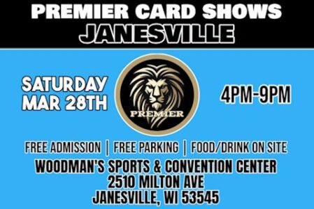 Time Change for March 28th Janesville Card Show
